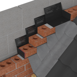 Everdry Stepped Cavity Trays for Brickwork – Lead Attached